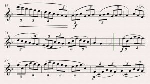 Д.Пешетти Престо видео-минусовка и ноты для саксофона-альта, темп 130