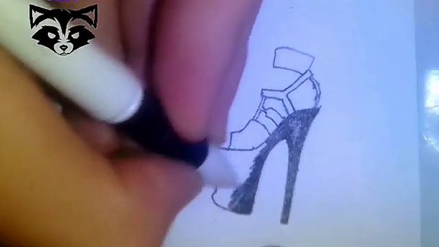 Как нарисовать туфли-стрипы смотреть онлайн