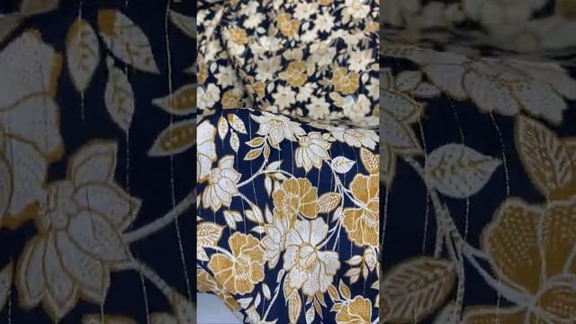 Обзор ткани вискоза с цветочным принтом V0274 смотреть онлайн