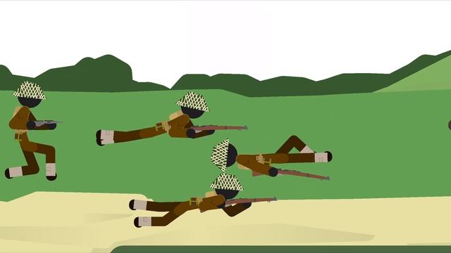 |British Army pushes into Berlin| Stick Nodes World War 2 смотреть онлайн
