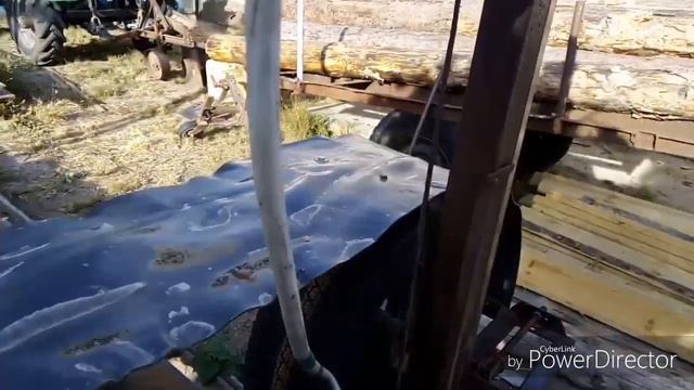 Обзор ленточной пилорамы. Что было зделоно! Sawmill