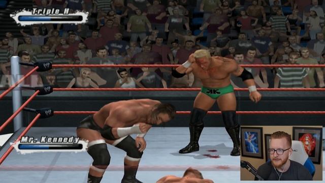 WWE SmackDown vs RAW 2009 - RTWM Triple H Part 1 - Rated R SUPERSTAR! смотреть онлайн