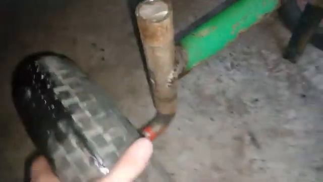 Передняя балка самодельного адаптера - минитрактор из мотоблока. смотреть онлайн