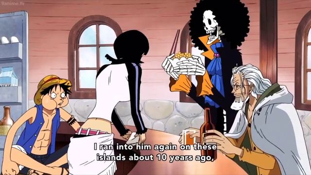 Silver Rayleigh tells luffy about shanks and buggy смотреть онлайн