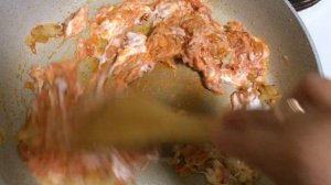 Бефстроганов из куриной печени.