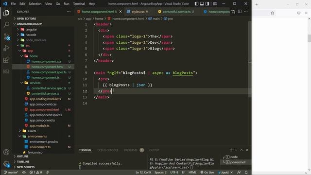 Angular 13 Project - Dynamic Blog Website Using Contentful - Angular for Beginners смотреть онлайн
