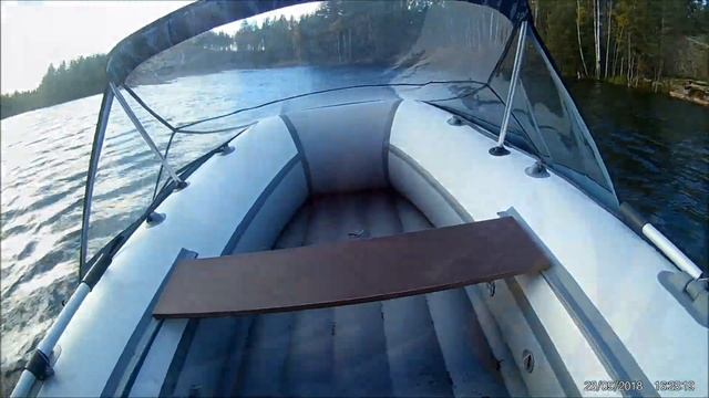 Лодка пвх Zvezda 420 СТАНДАРТ НДНД + лодочный мотор Sea pro 9,9 (15) смотреть онлайн