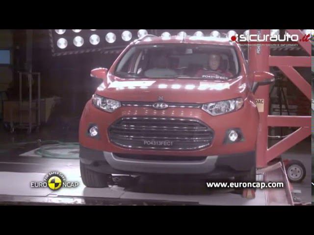Ford Ecosport   Euro NCAP Crash Test   ESC Test 1