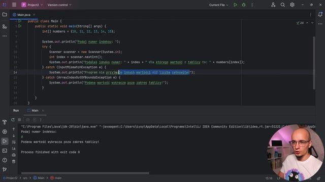 [Kurs Java od podstaw] Jak łapać wyjątki (exceptions) w Javie? Bloki try... catch... finally... #15 смотреть онлайн