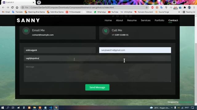 Cara Membuat Website Cepat Dengan Tampilan Menarik, Domain & Hosting Gratis +Fitur Email Kontak Say смотреть онлайн