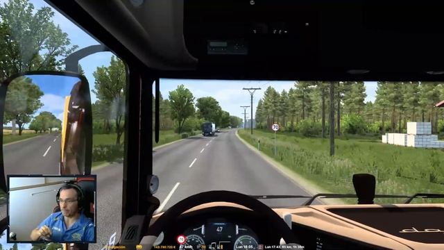 Ets 2, Instalamos y probamos el mapa fikcyjna polska 1:5, !opentrack, single, 1080/60fps. смотреть онлайн
