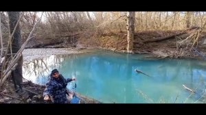 Зимняя рыбалка на усача, Река Джалка. Рыбалка в Чечне