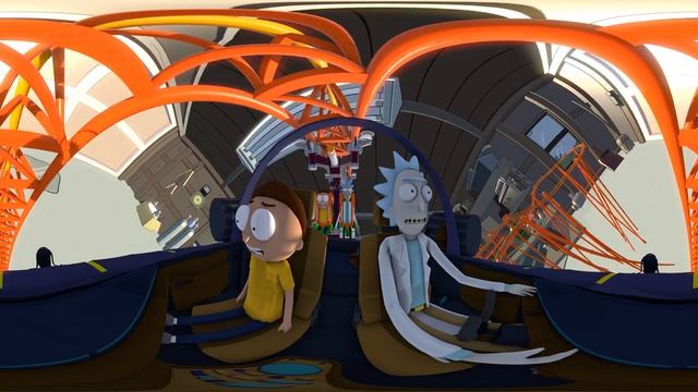 ?VR 360° Rick and Morty Roller Coaster Virtual Reality Adult Swim Netflix Edition Adventure смотреть онлайн