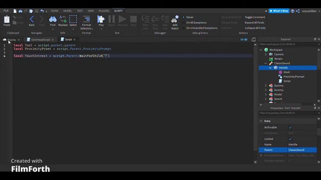 How to Script E to pick up (Roblox Studio) смотреть онлайн