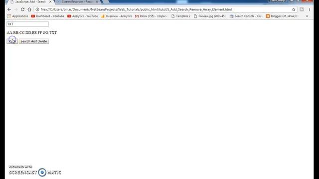 JavaScript - How To Add Search Remove Array Item In JS [ with source code ] смотреть онлайн