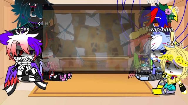 Sans aus react to ink and error|| short and bad|| Credits in Description || смотреть онлайн