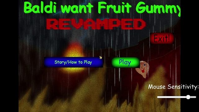 Baldi Want Fruit Gummy!? | King Fruit Mode! | Baldi's Basics Moded! смотреть онлайн