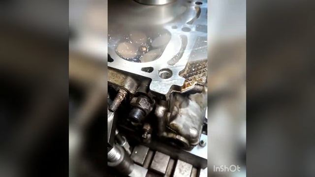 Фрезеровка ГБЦ на 676 фрезерном станке. смотреть онлайн