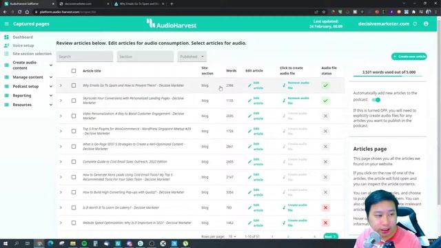 AudioHarvest Review - Automatically Convert Blog Post into Podcast with Embedded Audio Player смотреть онлайн