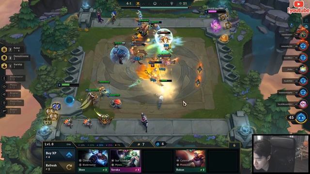 Fast 8 with a full Rebel Comp! - Teamfight Tactics Full Game | TFT Galaxies смотреть онлайн