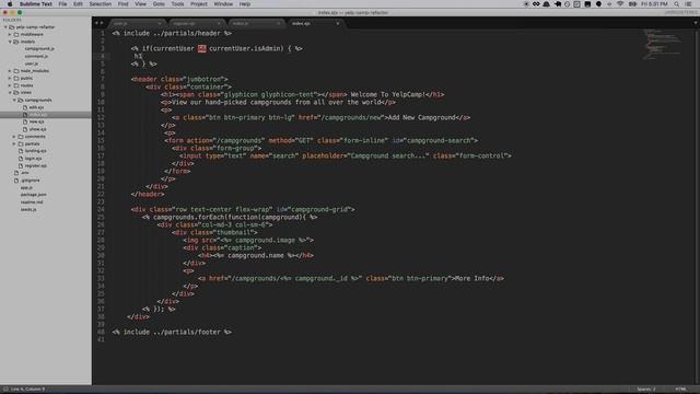 Admin User Role Authorization - YelpCamp Tutorial смотреть онлайн