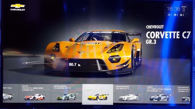 Gran Turismo SPORT Car List QHD 60FP смотреть онлайн