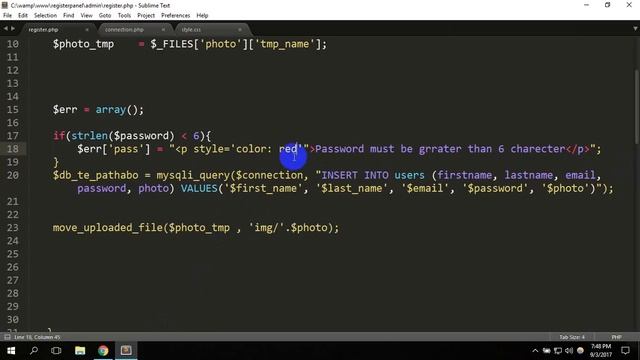 Simple Login Register system using PHP & MYSQL (PART 2) смотреть онлайн