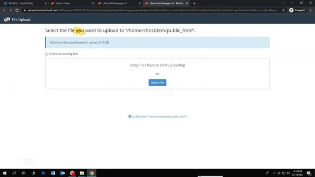 How to upload website files(static) in your cPanel via the File Manager | StormerHost.com смотреть онлайн