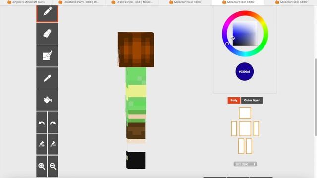 How to Make Minecraft Skins With Colors That POP! (Tutorial) смотреть онлайн