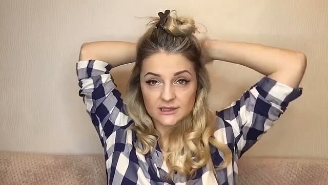 Самая модная укладка 2018. Как сделать самой себе пляжные локоны. Быстрые прически смотреть онлайн