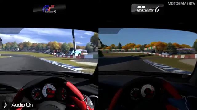 Gran Turismo 5 vs Gran Turismo 6 Toyota GT86 at Autumn Ring смотреть онлайн