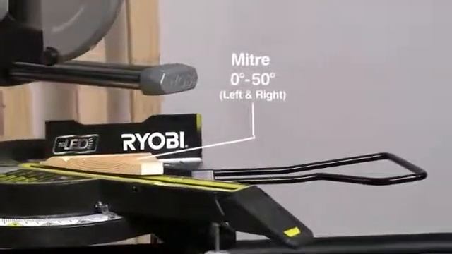 Торцовочная пила 2000 Вт EMS RYOBI EMS254L смотреть онлайн