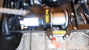 Установка лебёдки на снегоход TAYGA Patrul 550 SWT