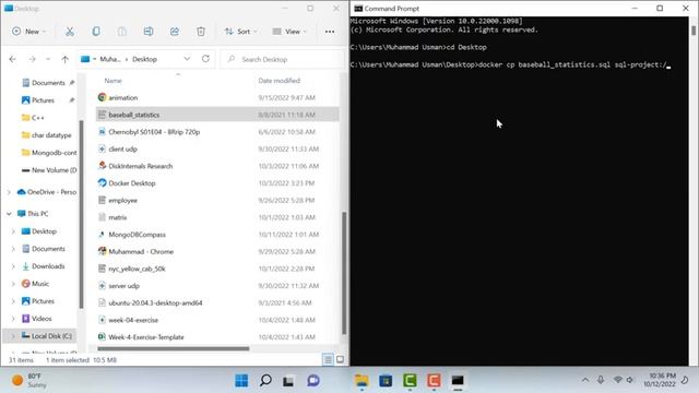 Copy sql database to the container, then import it into mysql смотреть онлайн