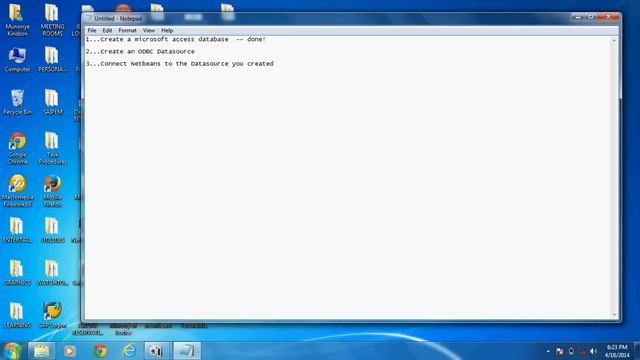 How to Connect Netbeans to Microsoft Access Database by Kindson смотреть онлайн