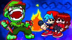 Обновленный Босс Флиппи против Бойфренда во Friday Night Funkin Vs Flippy