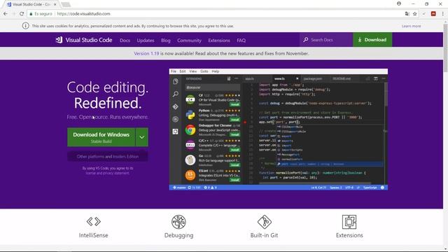 01. Instalación de visual Studio Code, Editor de código - Curso Vuejs V2 смотреть онлайн