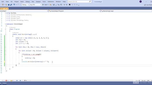 C# program to display numbers in matrix | CodingJugaad смотреть онлайн