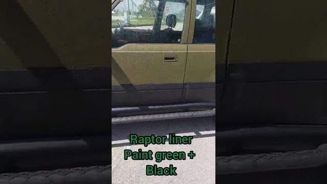 Raptor liner paint green suzuki vitara смотреть онлайн