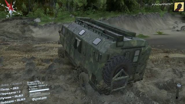 #1 Прохождение карты Широкая река в SpinTires смотреть онлайн