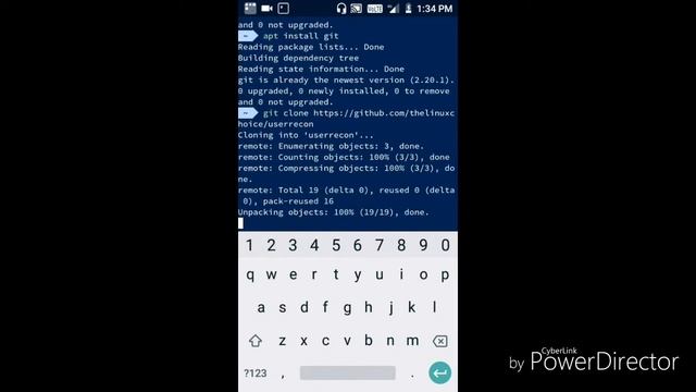 Termux Userrecon,To find user name смотреть онлайн