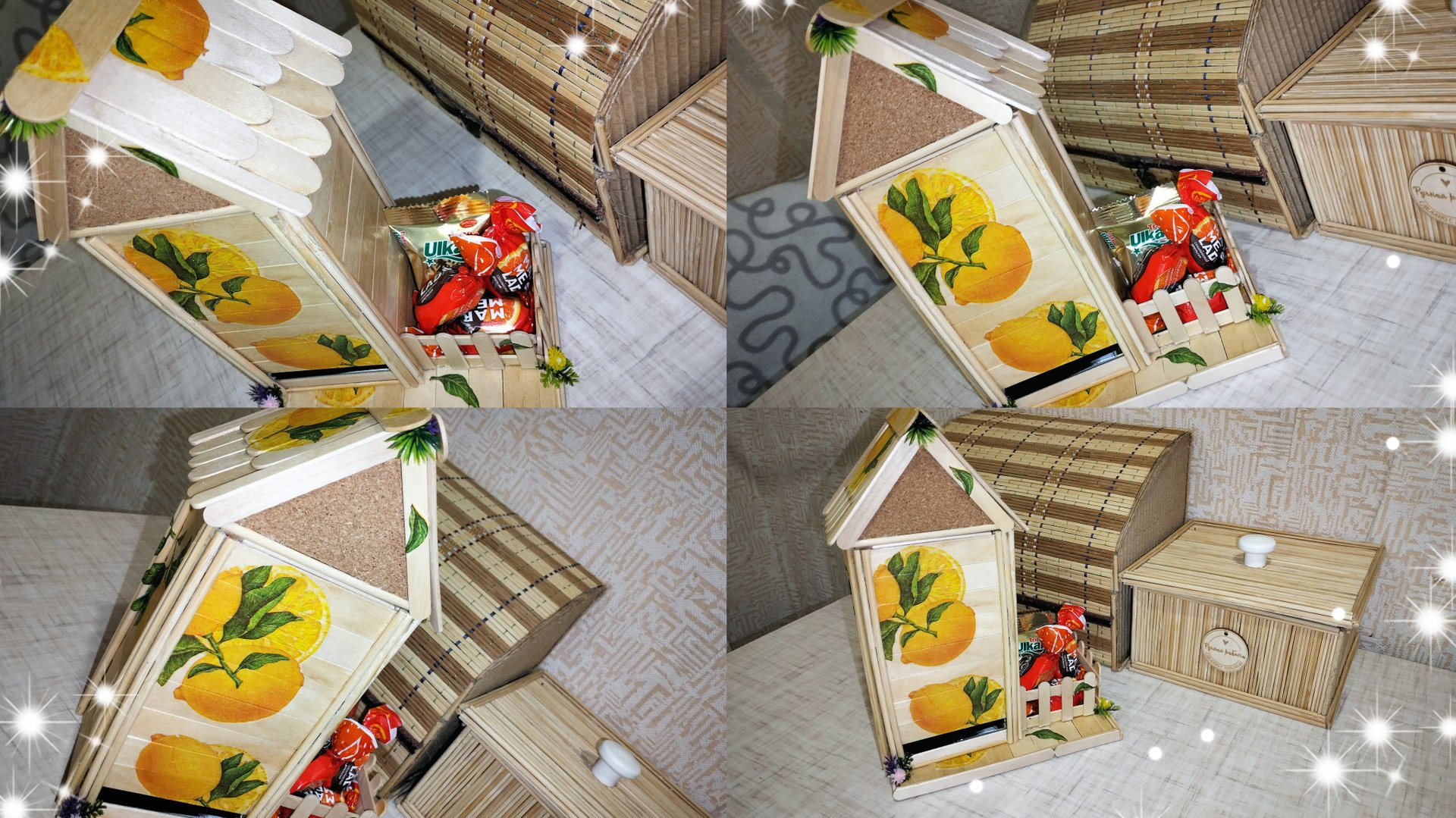 А где Вы Храните чай? Домик для Чая своими руками. смотреть онлайн