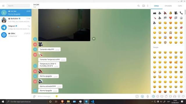 Send Telegram Messages using python: Arduino + ESP32CAM смотреть онлайн