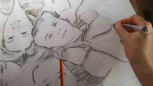 Что такое японский гель и как им рисовать.... смотреть онлайн