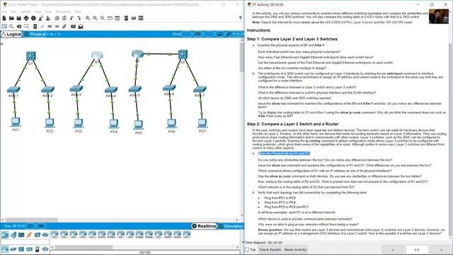 11.5.1 Packet Tracer - Compare Layer 2 and Layer 3 Devices смотреть онлайн