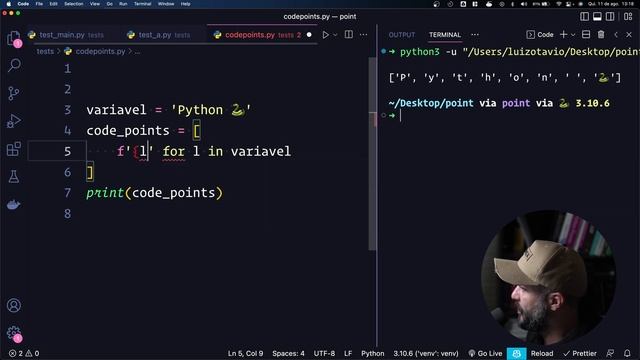Obtendo code points unicode usando Python смотреть онлайн