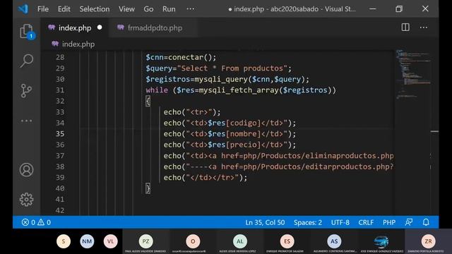 Programación Web: ABC php sabatino смотреть онлайн