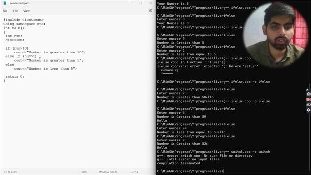 C++ Sprint | Lecture 1 | Basic Syntax | If Else | Switch смотреть онлайн