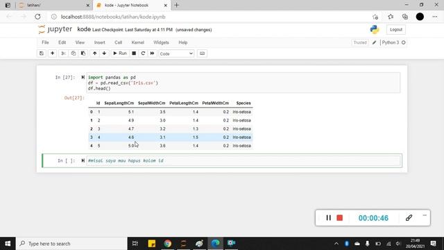 Cara Menghapus Kolom Pada Dataset смотреть онлайн