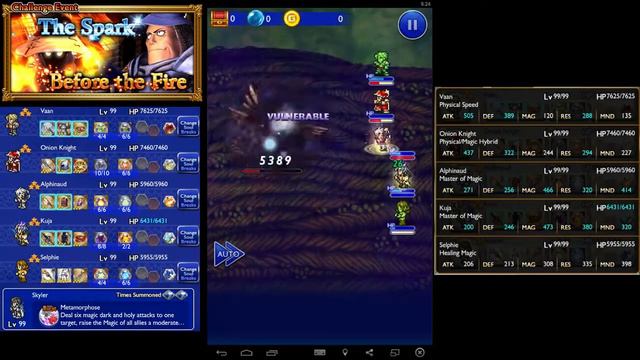 Final Fantasy Record Keeper - The Spark Before the Fire Battles - Winning Runs (Apocalypse+ Ark) смотреть онлайн